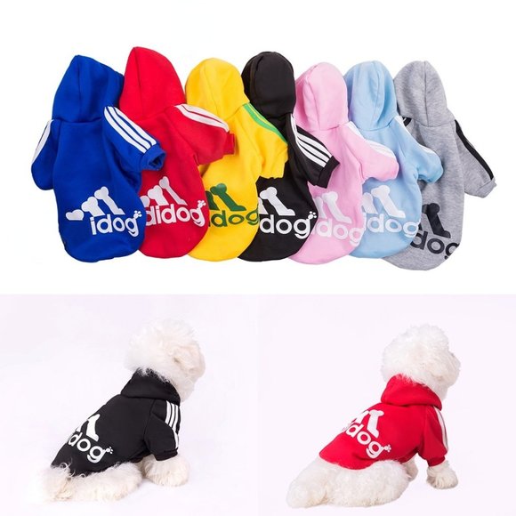 Adidog Hoodie for Small, Medium and Large Dogs - Picture 1 of 10